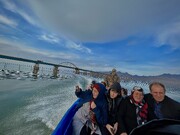 احیای قایق سواری در دریاچه ارومیه+فیلم