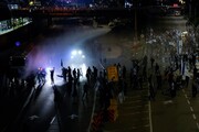 Las protestas en Tel Aviv se tornaron violentas con la presencia de la policía