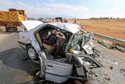تصادف در کرمان با یک کشته و هشت مصدوم