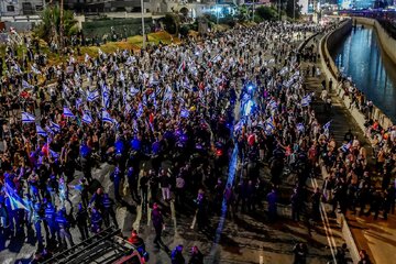 اعلام آمادگی مخالفان نتانیاهو برای برگزاری «بزرگترین تظاهرات» در تاریخ رژیم صهیونیستی 