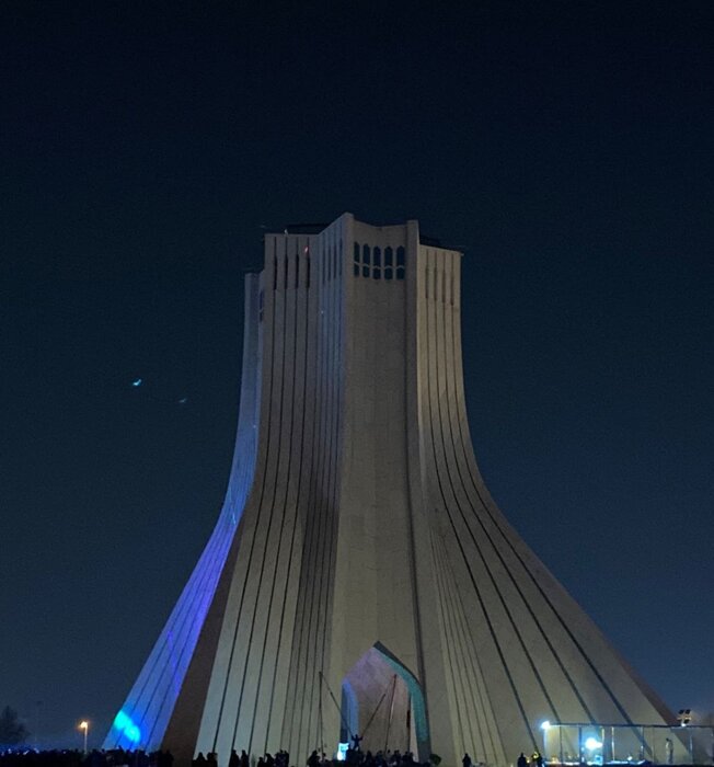 برج آزادی همزمان با «ساعت زمین» خاموش شد