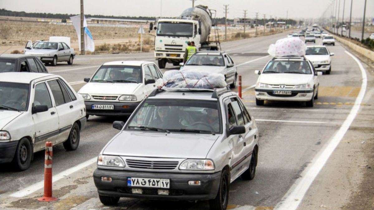تردد بیش از ۱۱ میلیون خودرو در محورهای خوزستان