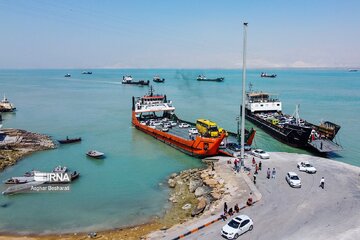 La ville portuaire de Bandar Pol sur les rives du golfe Persique