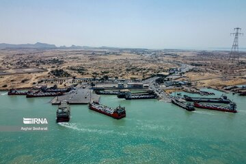La ville portuaire de Bandar Pol sur les rives du golfe Persique