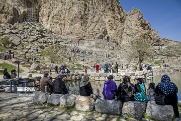 Le complexe archéologique de Bistoun dans la province de Kermânchâh, à l'ouest de l’Iran