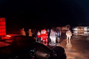 نجات ۹ نفر از سیلاب در طبس