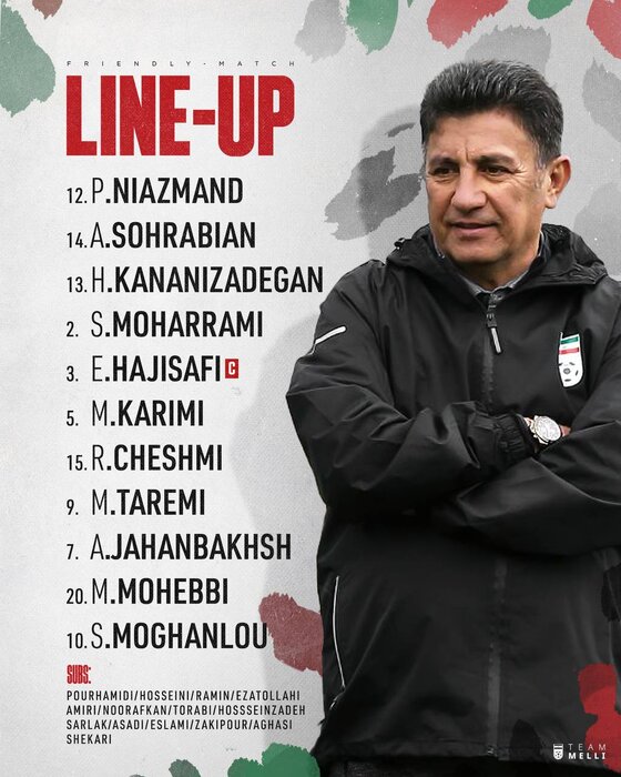 ترکیب ایران برابر کنیا اعلام شد +عکس