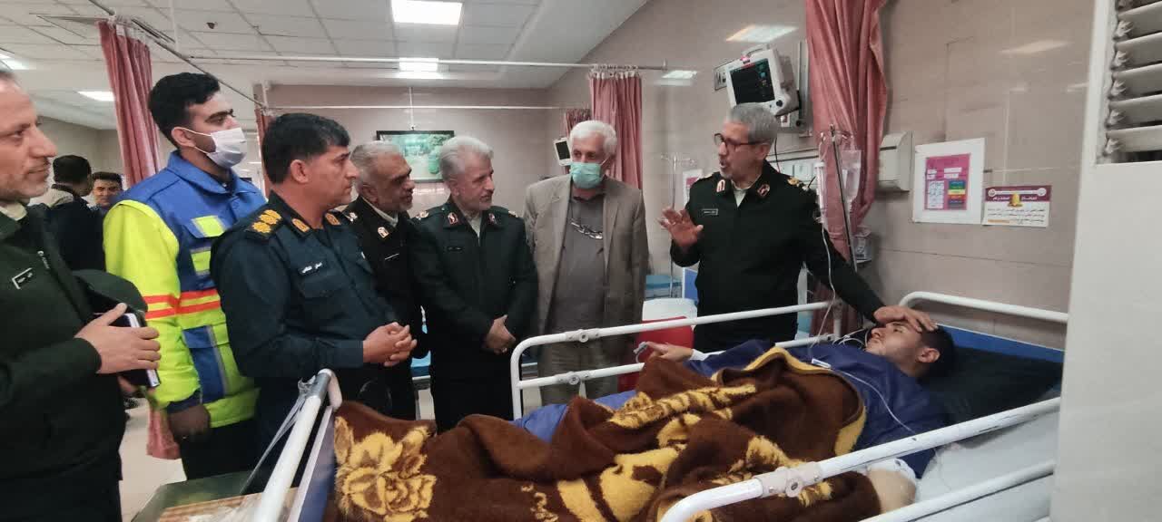 رییس بازرسی کل فراجا از پلیس مجروح در شیراز عیادت کرد