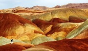 تپه های رنگین کمانی اشتهارد جاذبه ای بی نظیر برای گردشگران