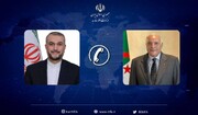 ايران والجزائر تؤكدان على استمرار التعاون الوثيق في المحافل الإقليمية والدولية