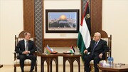 دیدار وزیر خارجه جمهوری آذربایجان و رئیس تشکیلات خودگردان فلسطین 