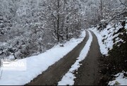 برف بهاری برخی از مناطق کوهستانی گیلان را سفیدپوش کرد