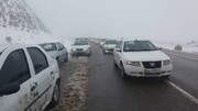 بارش برف در چهار محور مواصلاتی آذربایجان‌غربی ادامه دارد