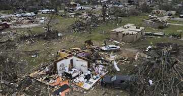 ۴ کشته بر اثر طوفان شدید در آمریکا