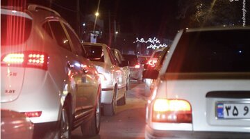 ترافیک سنگین در جاده کرج - چالوس و آزادراه‌های البرز 