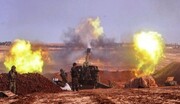 حمله توپخانه‌ای ارتش سوریه به مواضع تروریست‌ها در ادلب