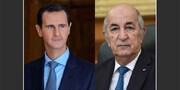 ازسرگیری روابط اعراب و دمشق؛ محور گفت‌وگوی تلفنی رؤسای جمهور سوریه و الجزایر