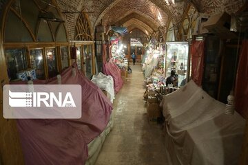 مرمت و بازسازی راسته پنبه‌فروشان بازار تاریخی اردبیل آغاز شد