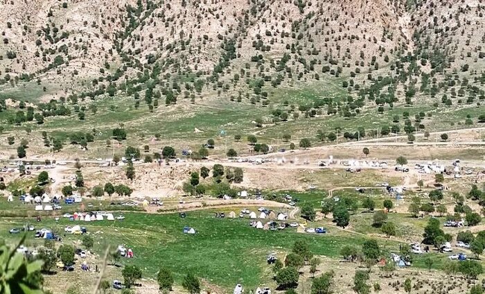 بهار دلنشین گیلانغرب پذیرای حضور مسافران نوروزی