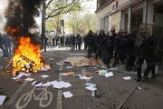 بازداشت ۱۱۱ معترض و زخمی شدن ۱۵۴ پلیس در تظاهرات فرانسه