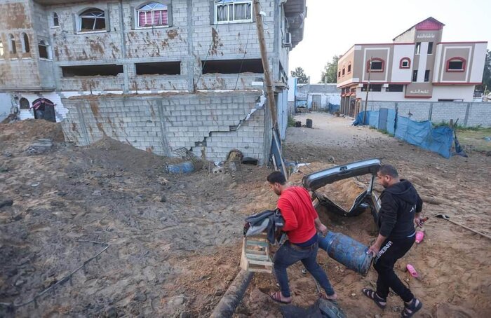 تصاویری از حملات وحشیانه رژیم صهیونیستی به غزه 