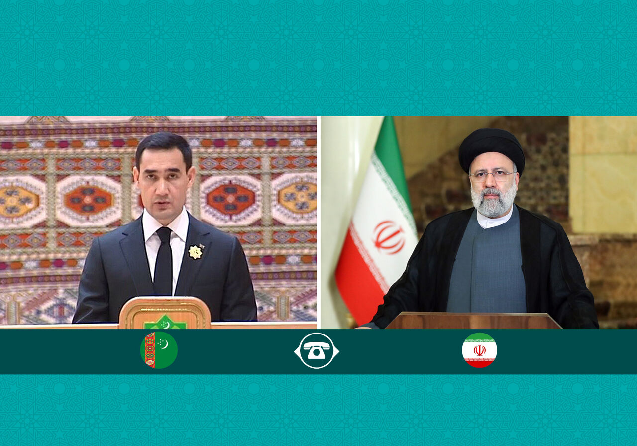 Palestine : conversation téléphonique entre le Président Raïssi et son homologue turkmène 