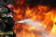 آتش‌سوزی یک مجموعه مسکونی در مشهد مهار شد