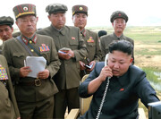 پیونگ یانگ : آزمایش موشک‌های کروز روی ناو با نظارت رهبر کره شمالی با موفقیت انجام شد