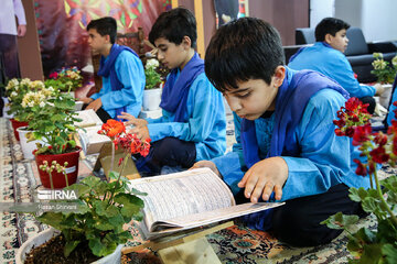 Kids in international exhibition of Holy Quran in Iran's Tehran