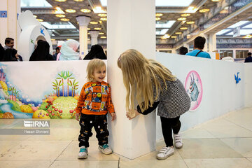 Kids in international exhibition of Holy Quran in Iran's Tehran