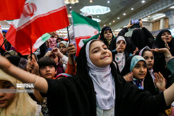 Kids in international exhibition of Holy Quran in Iran's Tehran