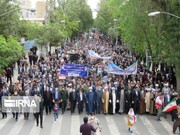 راهپیمایی باشکوه روز قدس در استان مرکزی آغاز شد