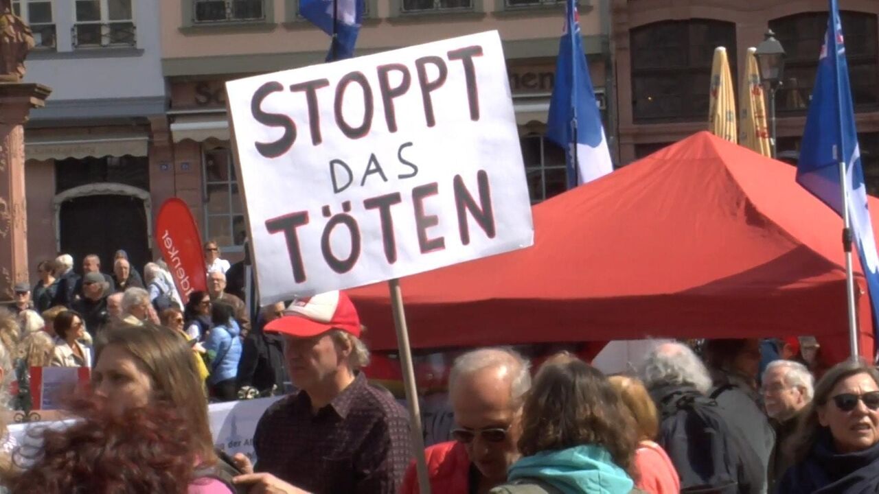 ادامه تظاهرات هزاران نفری ضد جنگ در آلمان