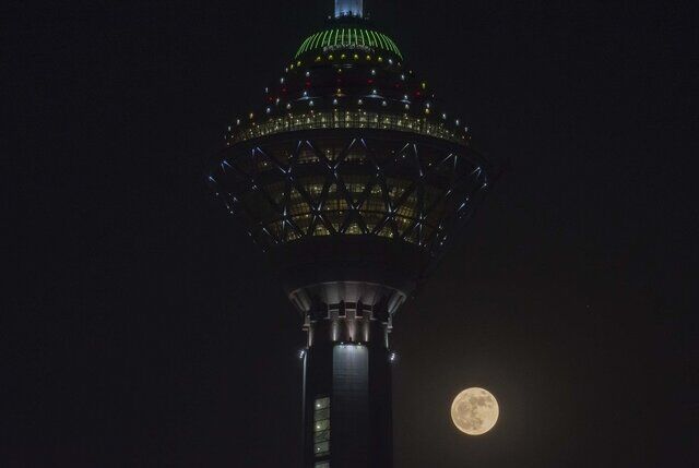 Die Lichter des Milad-Turms werden heute Nacht ausgeschaltet