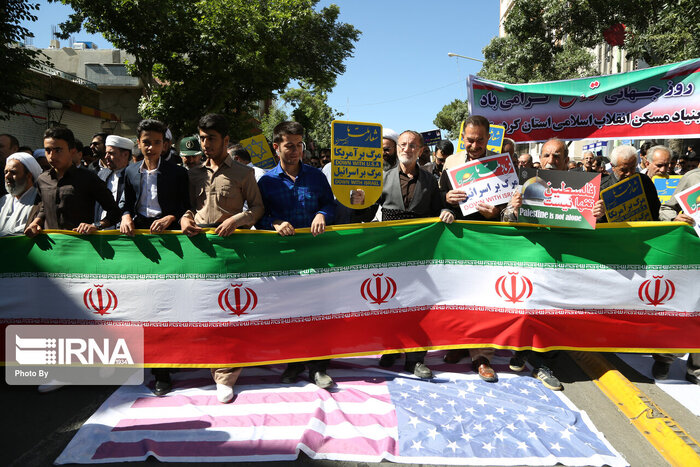 حضور در راهپیمایی روز قدس مایه دلگرمی رزمندگان خط مقدم جهاد است