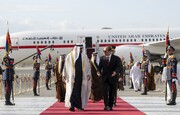 رئیس امارات در سفری غیر منتظره به مصر رفت