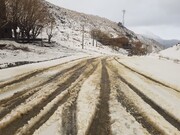 شرایط جوی در همدان ناپایدار است/ بارش برف بهاری در پیست تاریک دره