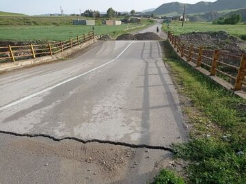 فرماندار: سیلاب پنج دهنه پل را در گیلانغرب تخریب کرد