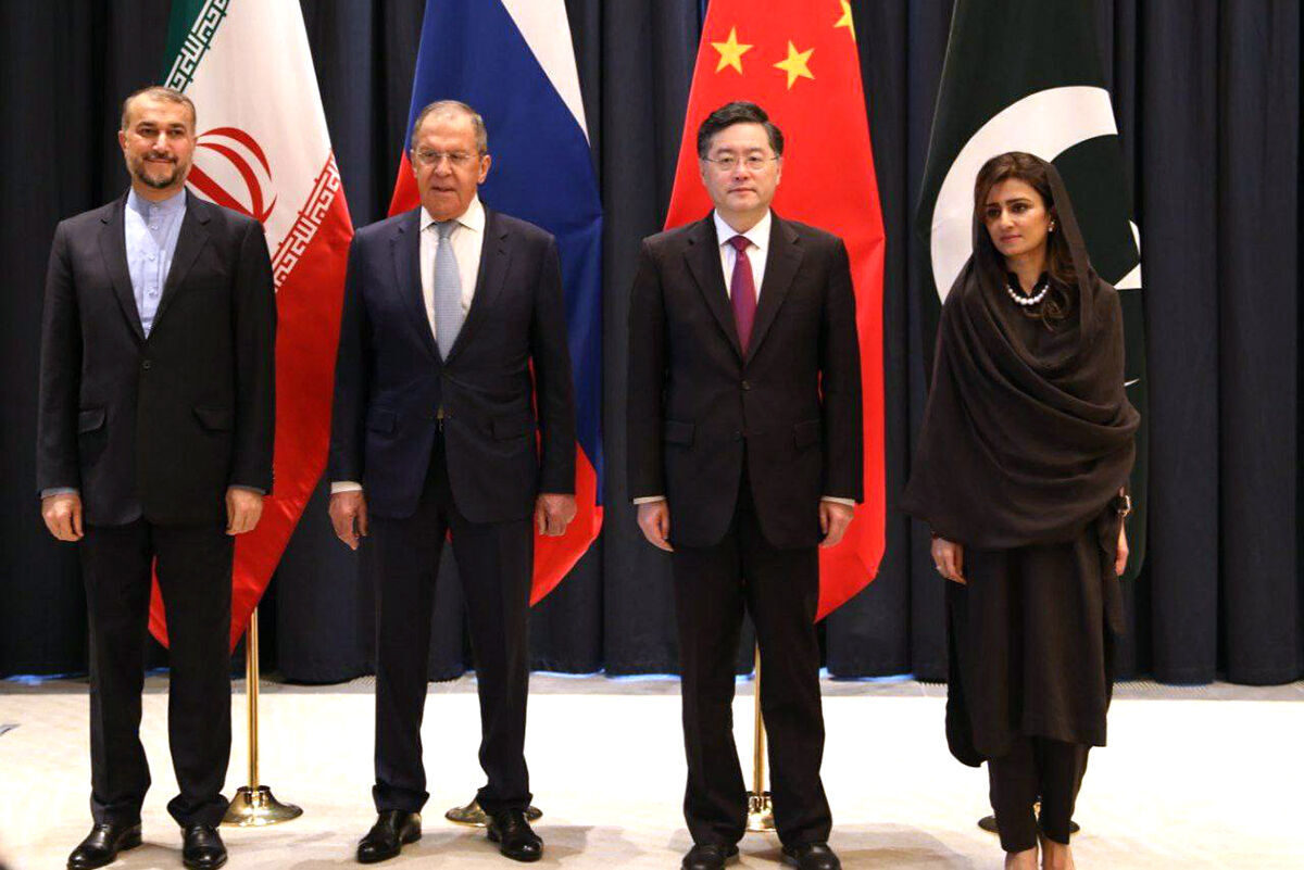 Das vierseitige Treffen der Außenminister Irans, Pakistans, Russlands und Chinas zu Afghanistan beginnt