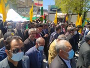 امام جمعه شهرکرد:مردم در صحنه دفاع از آرمان‌های انقلاب اسلامی حضوری پررنگ دارند