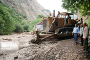 بارش باران به برخی راه های روستایی و مزارع در آذربایجان شرقی خسارت زد