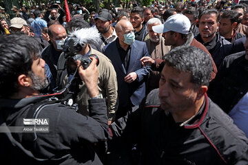 Las autoridades iraníes participan en la marcha del Día Mundial de Al-Quds 
