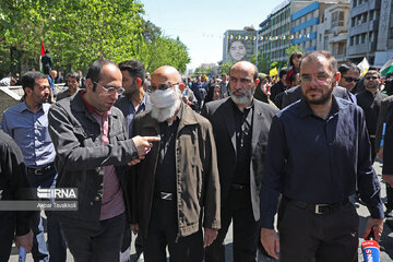 Las autoridades iraníes participan en la marcha del Día Mundial de Al-Quds 
