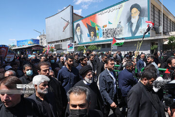 Las autoridades iraníes participan en la marcha del Día Mundial de Al-Quds 
