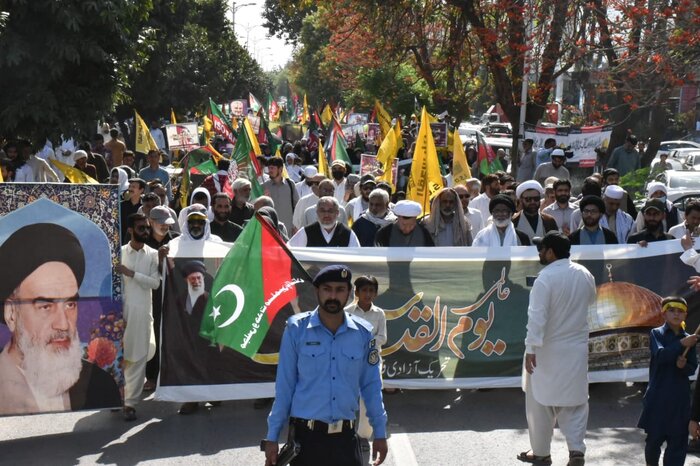 درخشش وحدت پاکستانی‌ها در روز جهانی قدس و حمایت قوی از مقاومت فلسطین