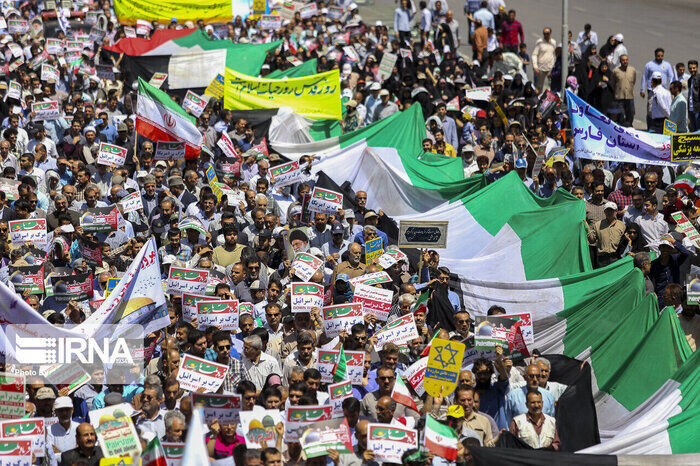 Comienzan las masivas marchas por el Día Mundial de Al-Quds en todo Irán