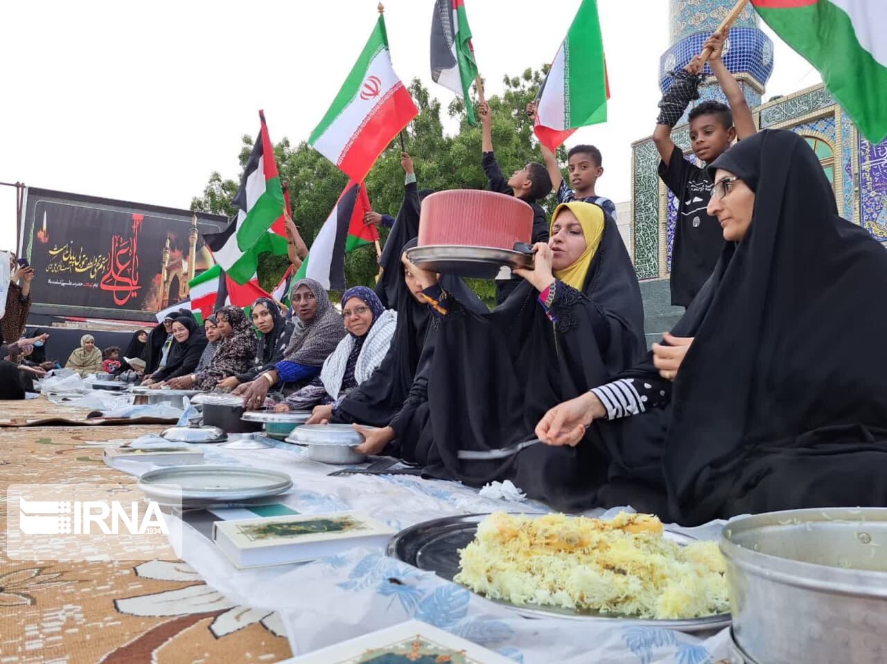 دومین پویش مقلوبه در حمایت از مردم فلسطین در قشم برگزار شد