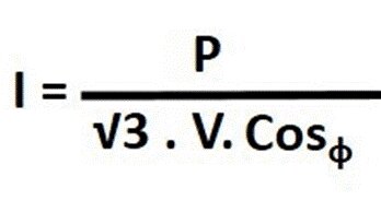 محاسبه جریان الکتریکی مصرفی الکتروموتور تک فاز