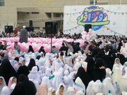 جشن "روزه اولی‌ها" ویژه ۱۰ هزار دانش‌آموز دختر در مشهد برگزار شد