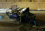 تصادف مرگبار خودرو سواری با خاور در تهران 